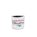Holiday Traditions Round Fabric Planters, Set of 3,2fp004