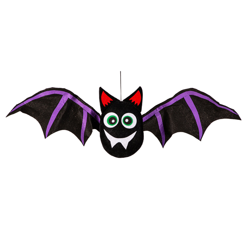 Ever Scary Halloween Flying Bat Animated with Sound Hanging Décor,2fwf2594bl