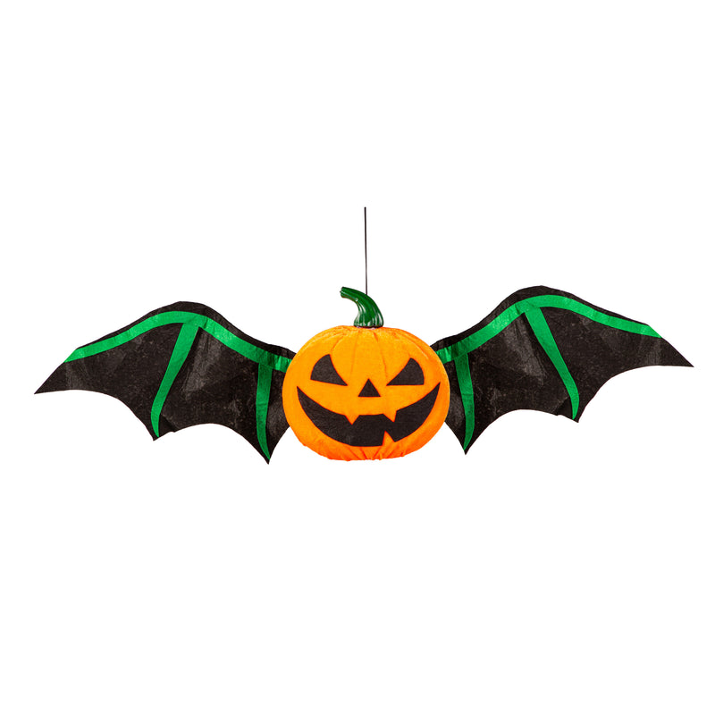 Ever Scary Flying Jack O' Lantern Animated with Sound Hanging Décor,2fwf2595bl