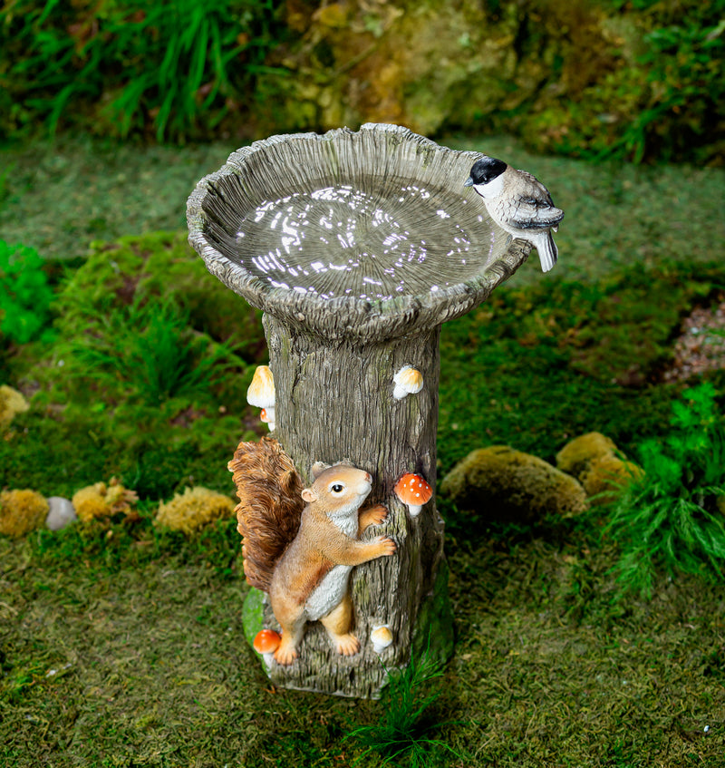 Animal Wooden Bird Bath,2gb7225