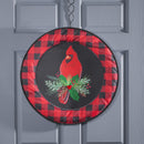 Red and Black Buffalo Check Sassafras Switchable Door Decor Frame,2idf2321