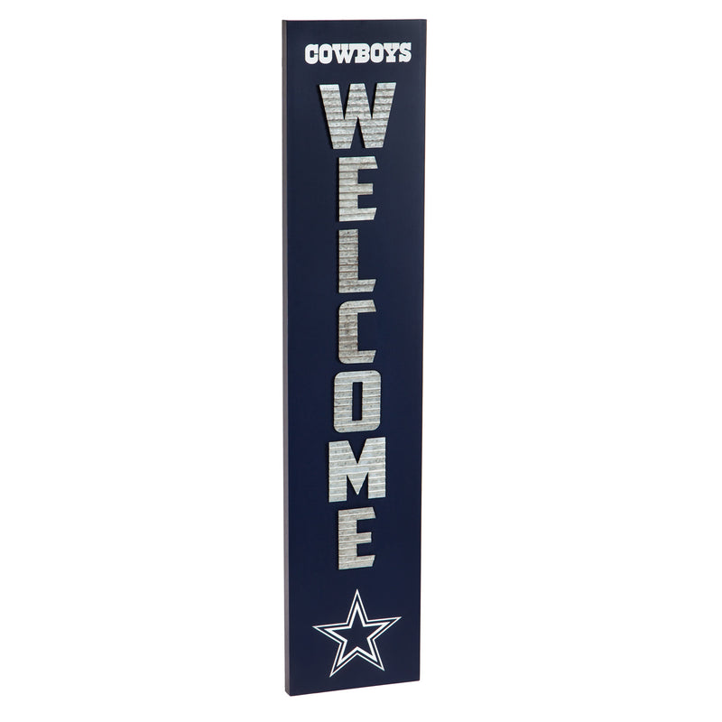 Dallas Cowboys, Porch Leaner,10"x1.2"x48"inches