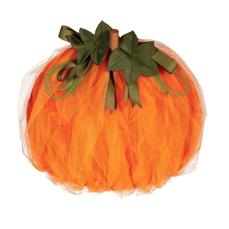 Fall Pumpkin Deco Mesh Door Décor,2msh2585