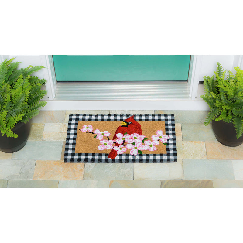 Buffalo Check Cardinal Coir Mat,2rm1079