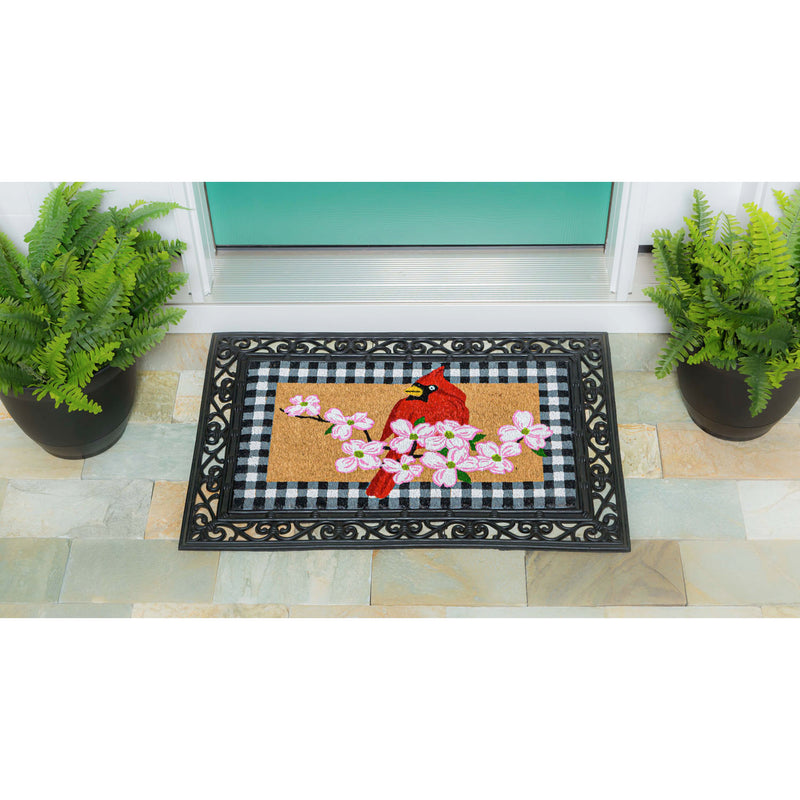 Buffalo Check Cardinal Coir Mat,2rm1079