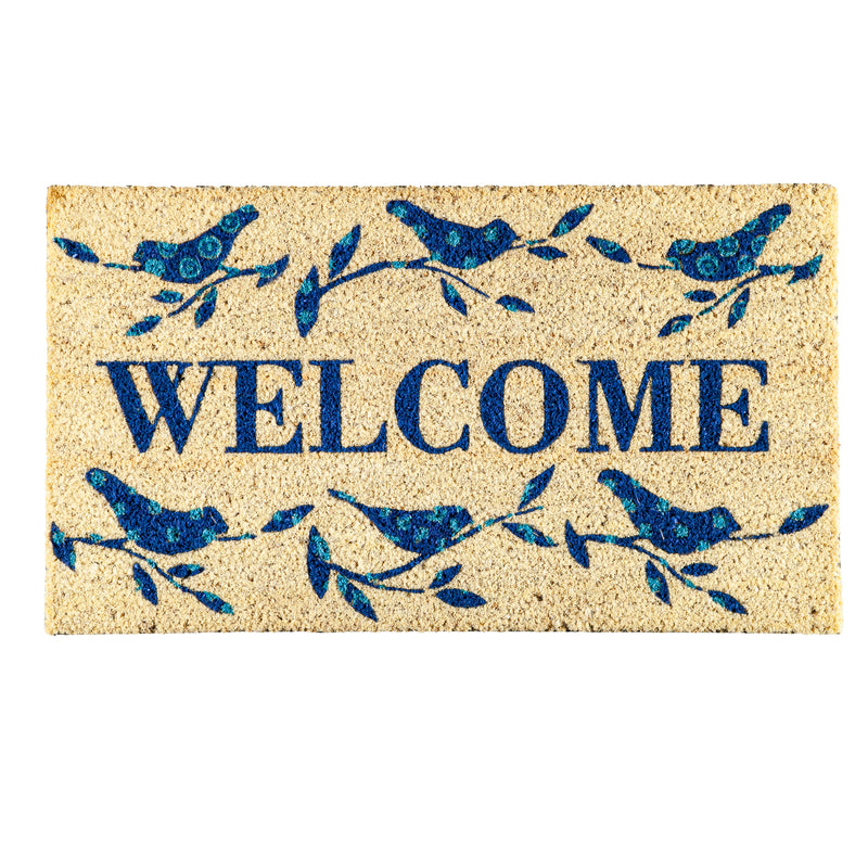 Welcome Birds Coir Mat,2rm1140