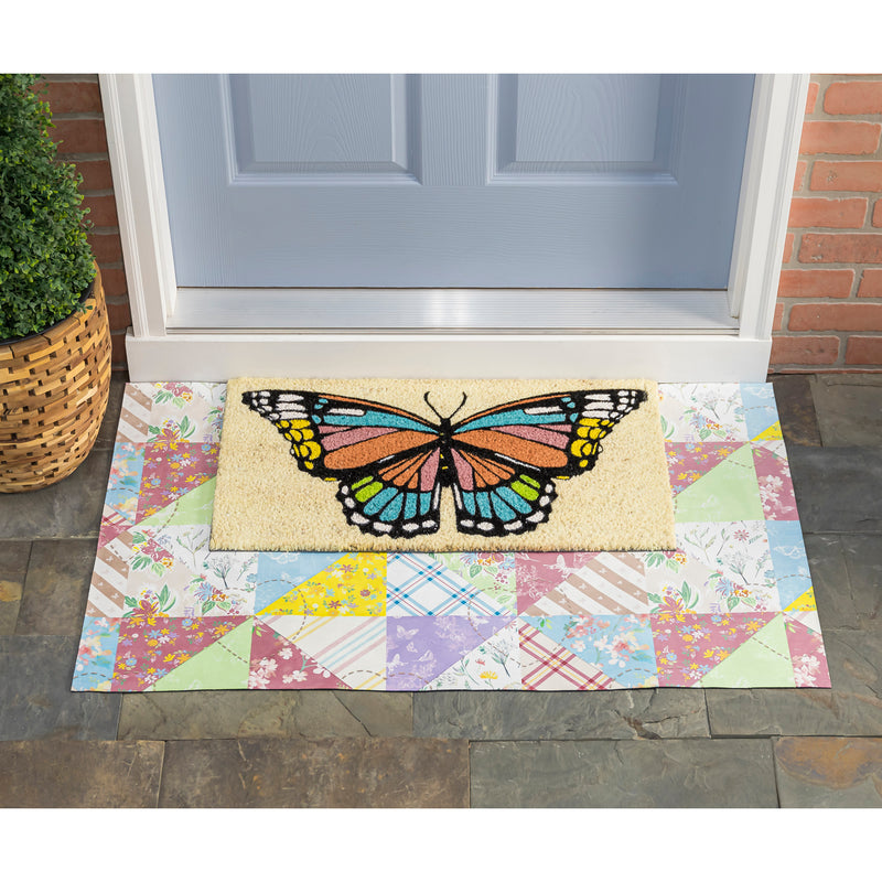 Butterfly Fields Coir Mat,2rm1141