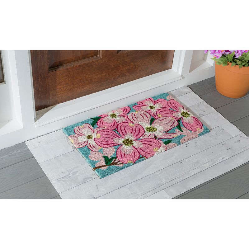 Dogwood Blossoms Coir Mat,2rm1143