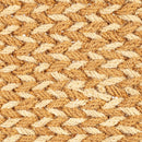 Braided and Woven Coir Mat, 2 Asst,2rm1262