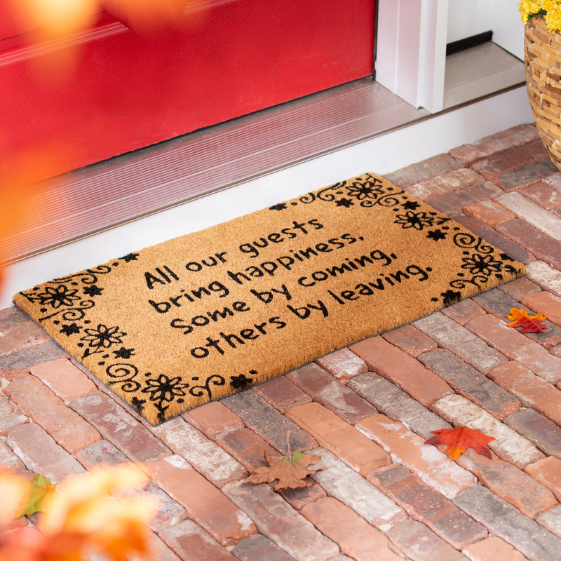 Welcome Sentiment Coir Mat,2rm1331