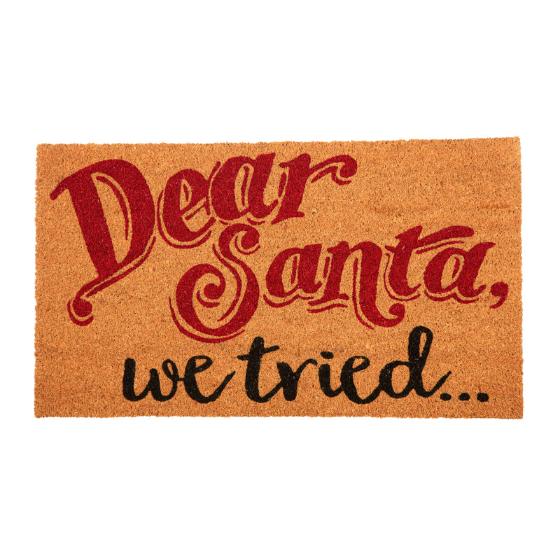 The Naughty List Coir Mat,2rm1412