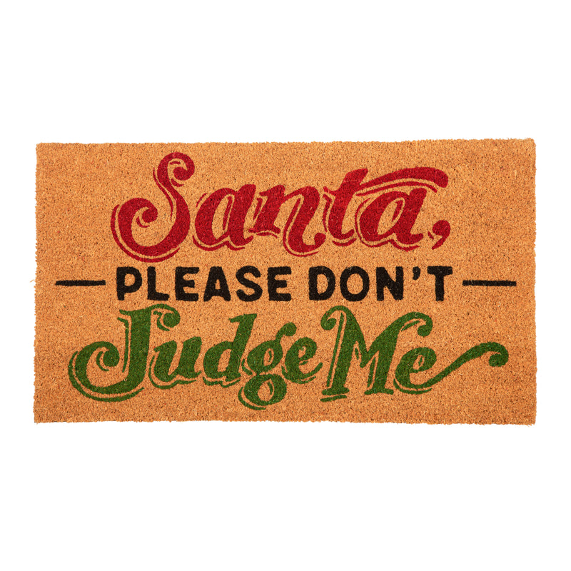 The Naughty List Coir Mat,2rm1412