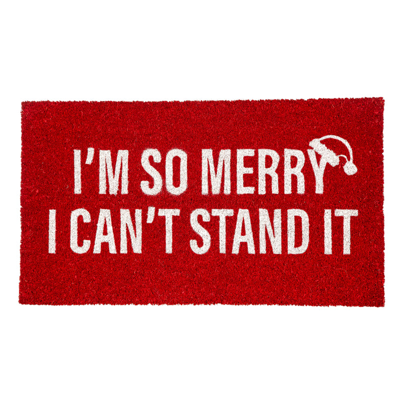 Merry Holiday Coir Mat,2rm1413