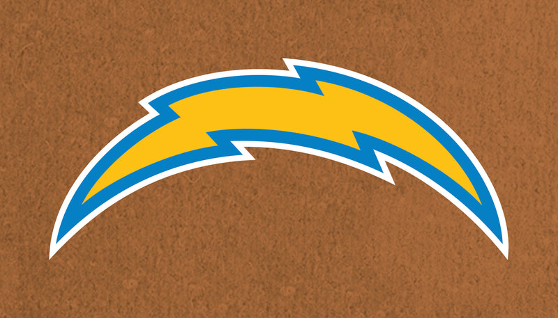 Coir Mat, 16"x28", Los Angeles Chargers,2rm3825usa