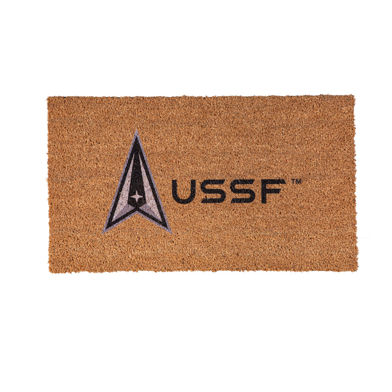 Coir Mat, 16"x28", US Space Force,2rm5065usa