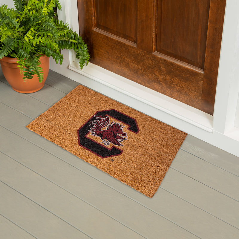 Coir Mat, 16"x28", University of South Carolina,2rm954usa