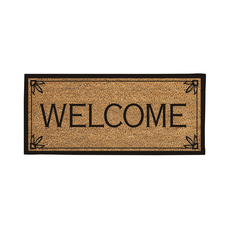 Welcome Flocked Sassafras Coir Switch Mat,2rmc1270lm