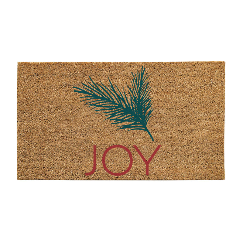 30" x 18" Natural Coir Mat, Joy,2rmc1422l