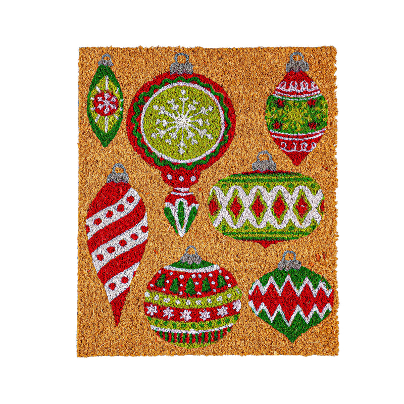 Holiday Icon Interchangeable Coir Mat Panel, Set of 4: Easter/ Patriotic/Halloween/Christmas,2rmi1248