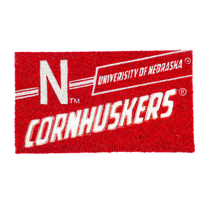 University of Nebraska, Coir Punch Mat,2rmp949