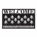 Welcome Scroll Coir Switch Mat Tray,2rms420