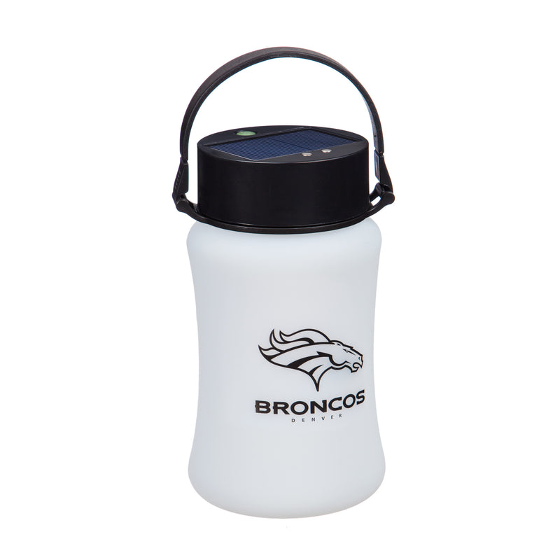 Silicone Solar Lantern, Denver Broncos,2sp3809sl