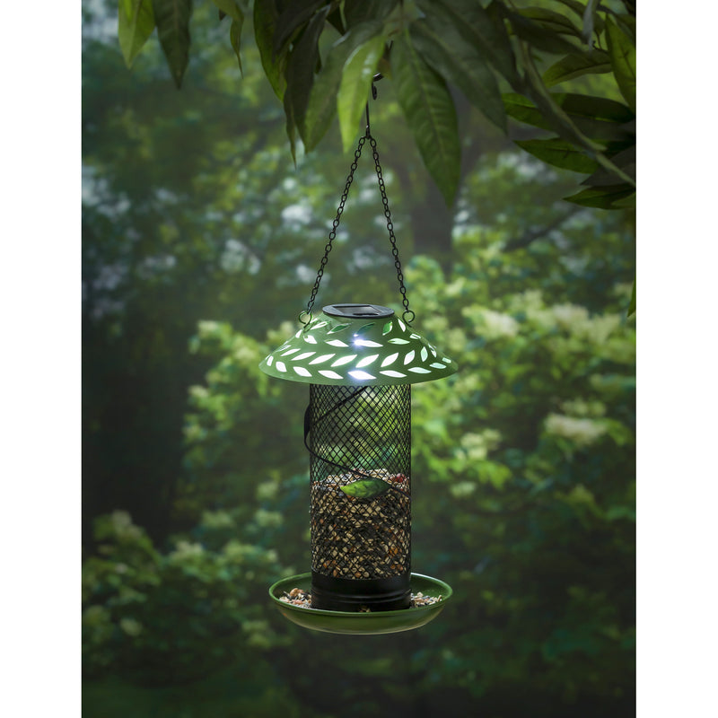 Solar Mesh Tube Bird Feeder, Leaves,2sp7220