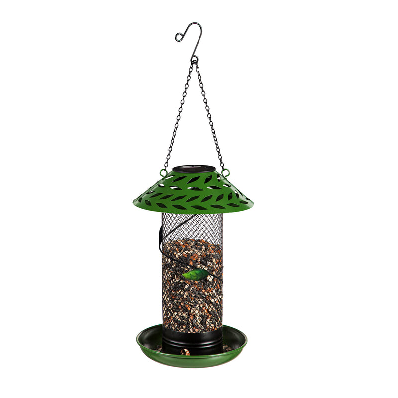 Solar Mesh Tube Bird Feeder, Leaves,2sp7220