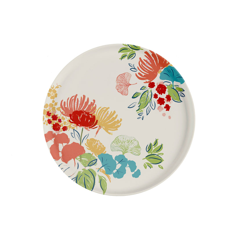 8" Melamine Salad Plate, Floral Essence,2spr7022