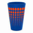 Silipint, Pint, Blue with Orange Dots,2spt035