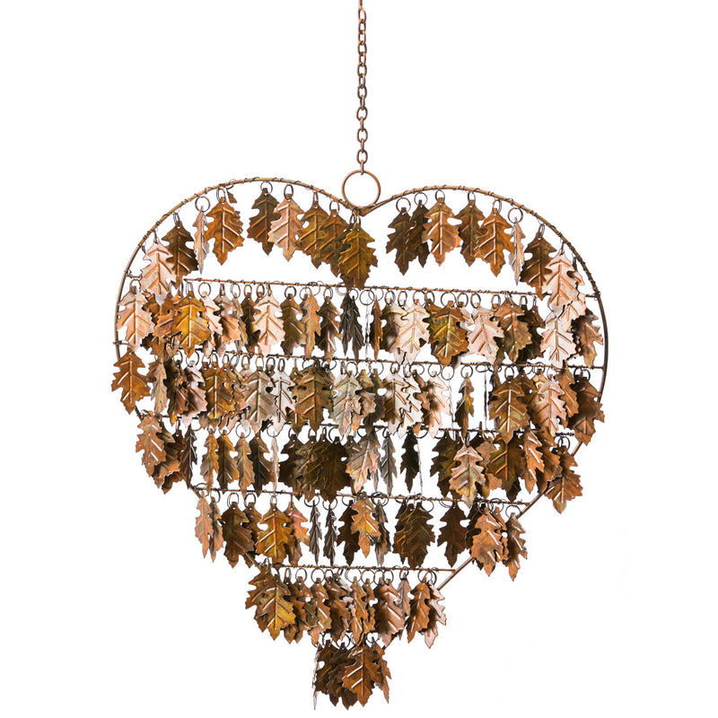 Heart Shaped Leaf Wind Chime,2wc506