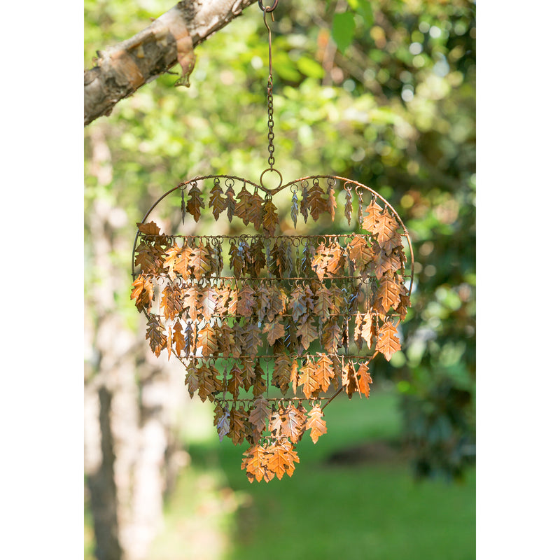 Heart Shaped Leaf Wind Chime,2wc506