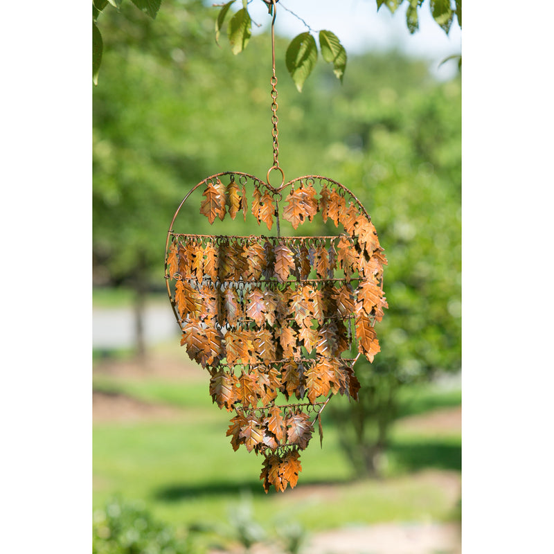 Heart Shaped Leaf Wind Chime,2wc506