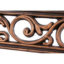 Metallic Scroll Coir Switch Mat Tray,2rms421