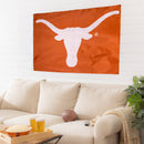 3'x5' Single Sided Flag w/ 2 Grommets, University of Texas,35234