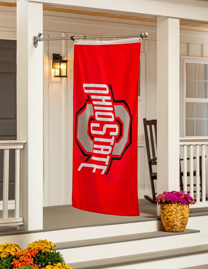 3'x5' Single Sided Flag w/ 2 Grommets, Ohio State University,35255