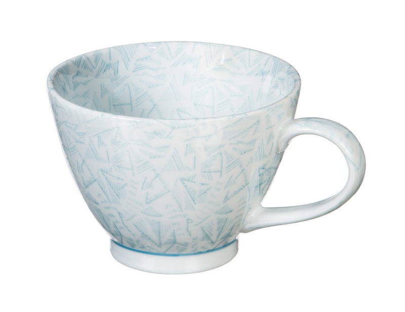 Ceramic Cup, 15 OZ, Light Blue Jasmine,3am009lb