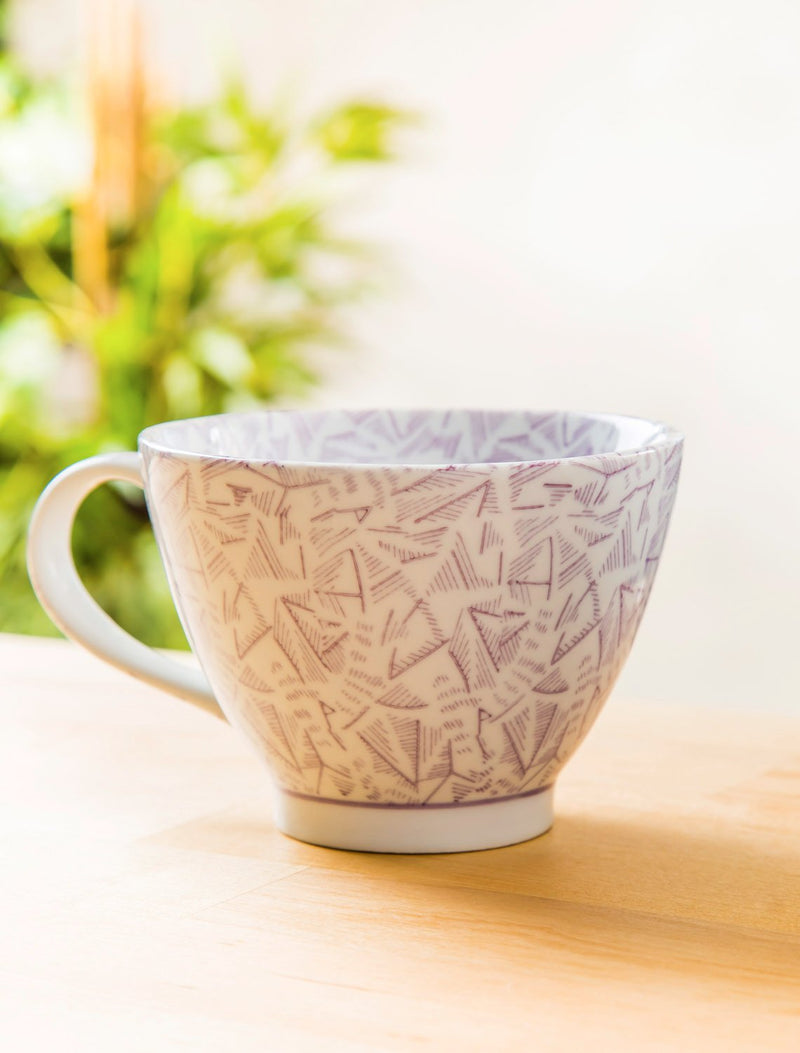 Ceramic Cup, 15 OZ, Purple Jasmine,3am009p