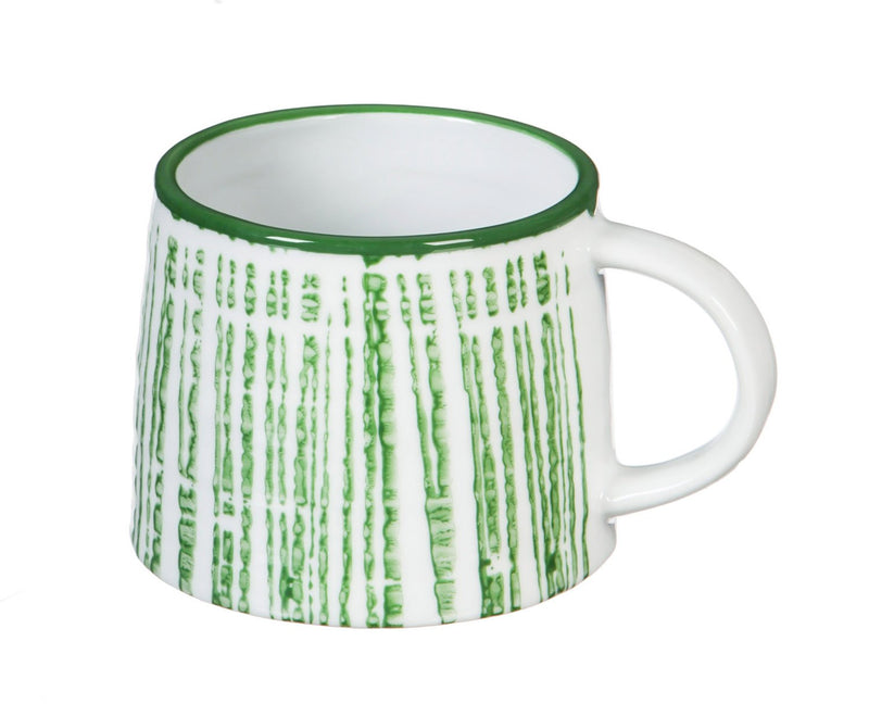 Ceramic Cup, 8 OZ, Green Hayden,3am011g