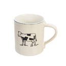Ceramic Cup, 16 OZ with  bow, Farmhouse, 4 Asst,3amh082