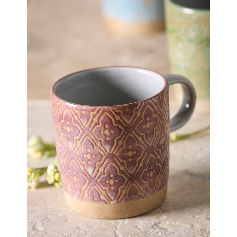 Porcelain Cup, 12 OZ, Artisan Series 4, Purple,3asu006a