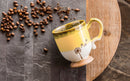 Artisan Series Cup, 14 OZ., w/stamped accents, Drifting Dandelion,3asu6888e