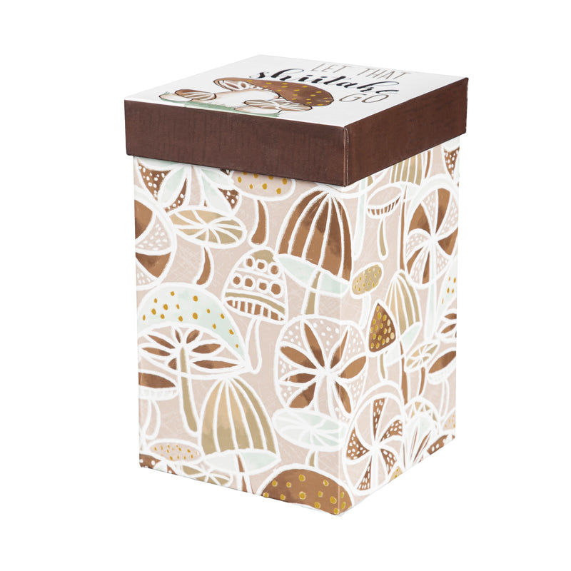 Ceramic Travel Cup, 17 OZ. ,w/box, Let That Shiitake Go,3ctc01102