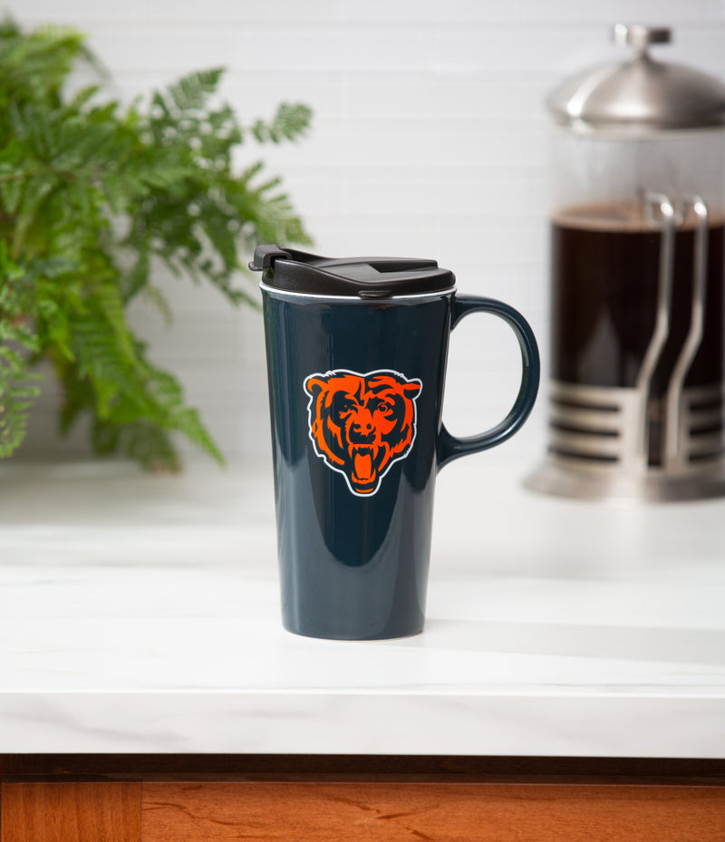 Chicago Bears, 17oz Boxed Travel Latte,3ctc013805