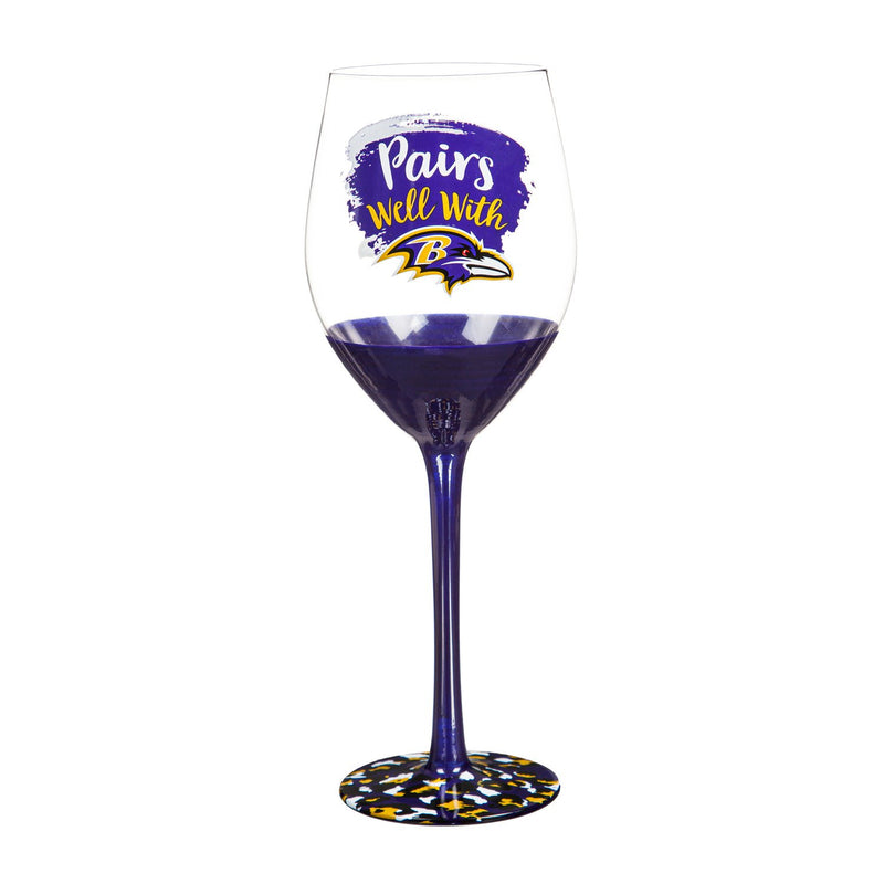 Baltimore Ravens, 17oz Boxed Stemware,3cwg3802