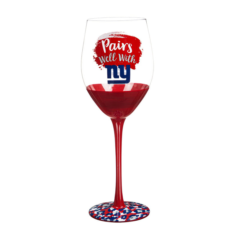 New York Giants, 17oz Boxed Stemware,3cwg3820