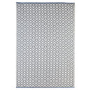 ReversibleWeather-resistant Rug 4'x6' Grey Diamond,3dm013a