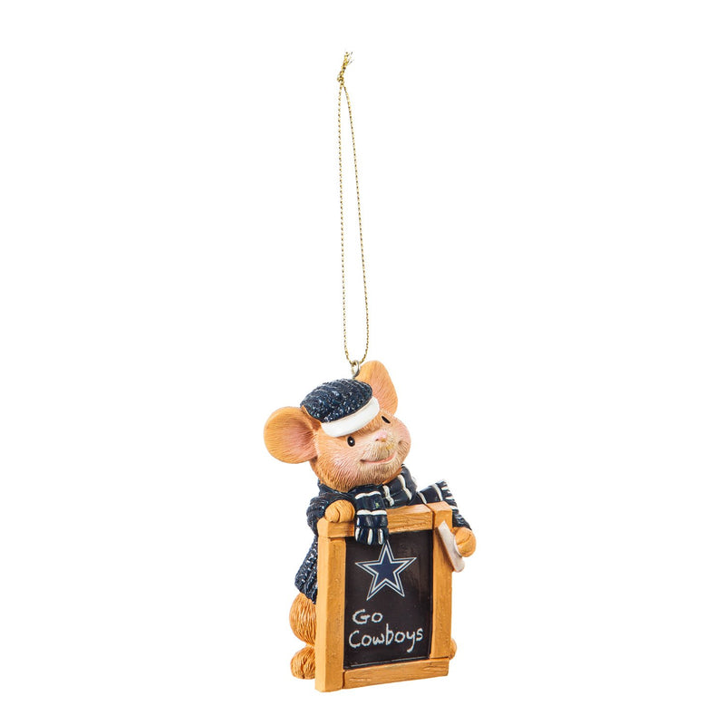 Dallas Cowboys, Holiday Mouse Ornament,3ot3808mou