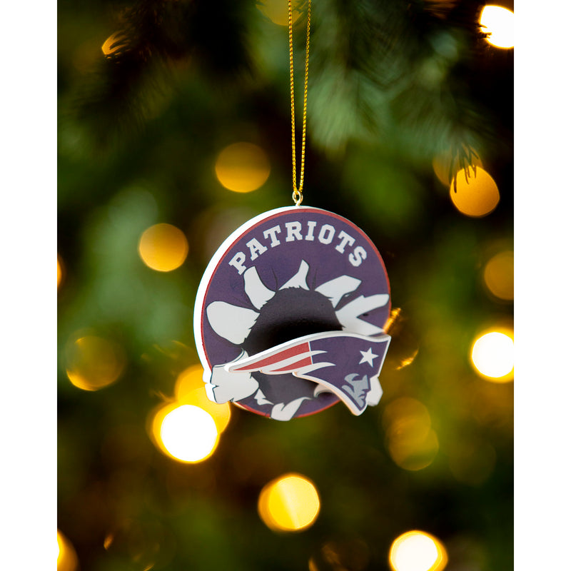 New England Patriots, Breakout Bobble Orn,3ot3818bb