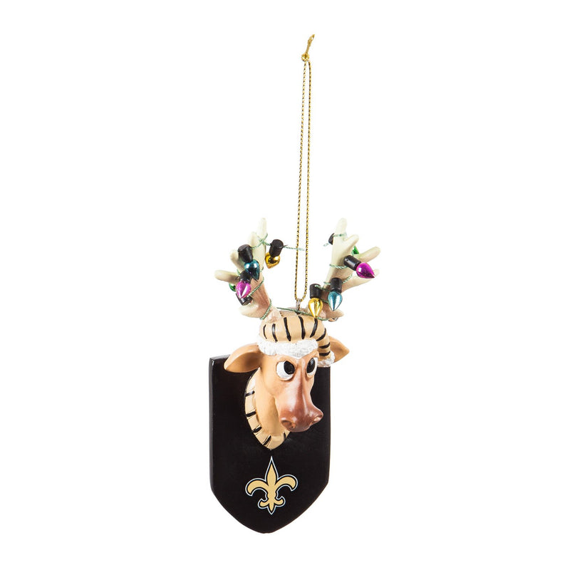 New Orleans Saints, Resin Reindeer Orn,3ot3819rro